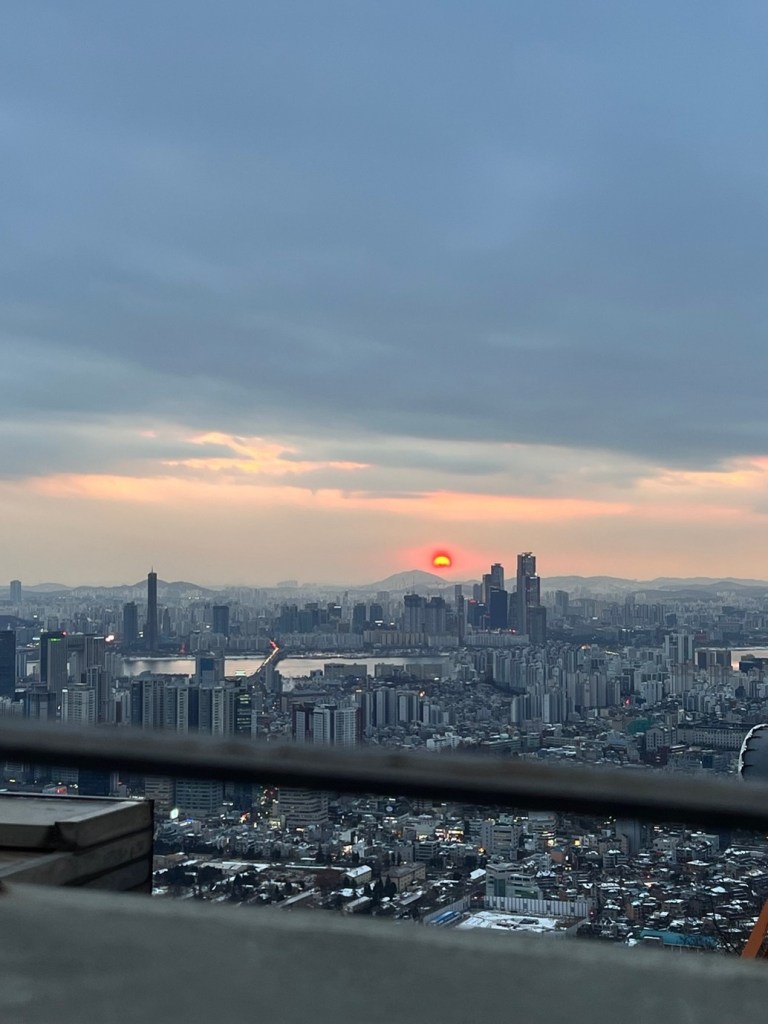 Sunset over Seoul